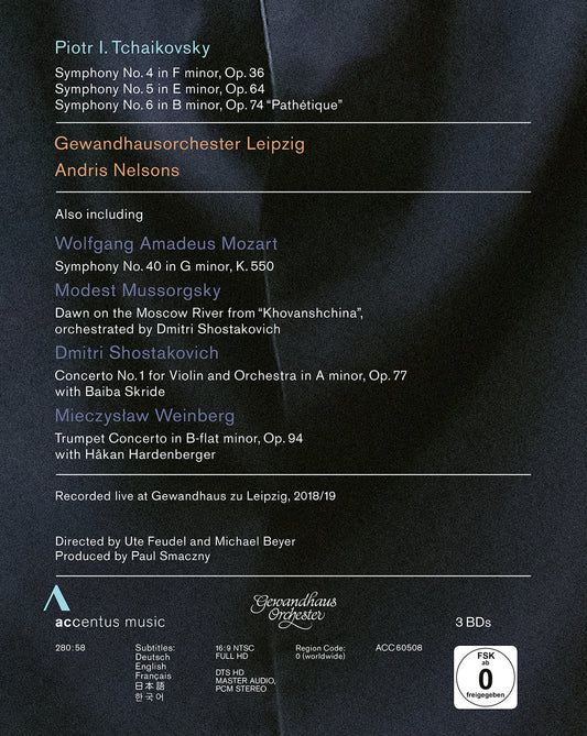Tchaikovsky: Symphonies Nos. 4, 5 And 6
