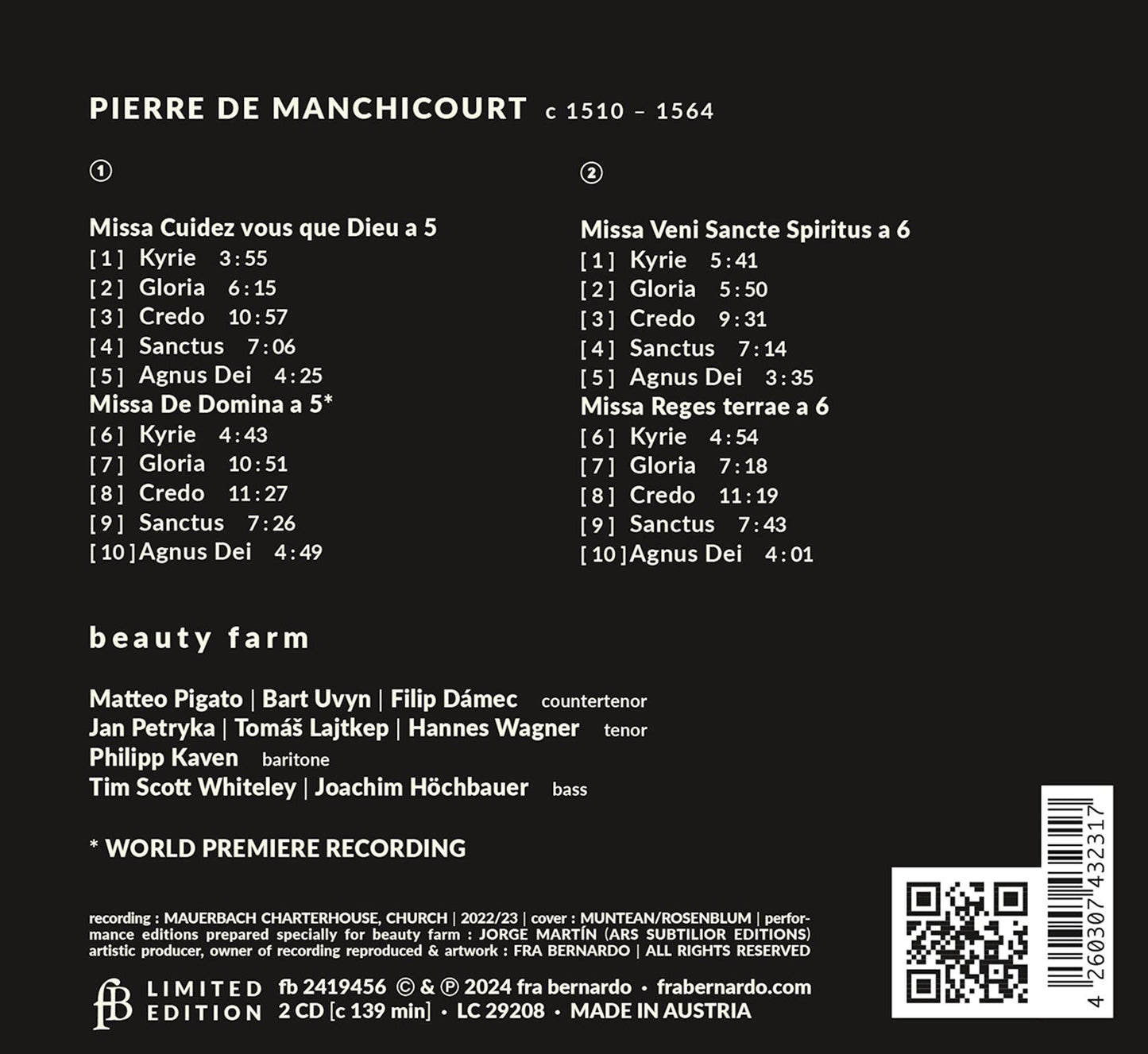 Manchicourt: Masses