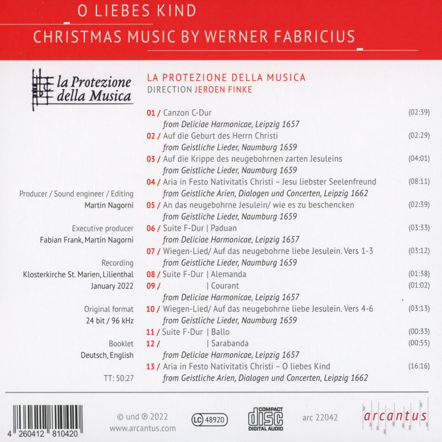 Fabricius: O liebes Kind – Christmas Music