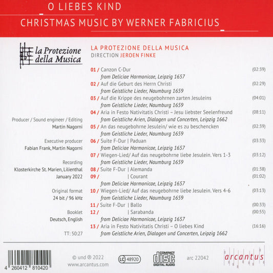 Fabricius: O liebes Kind – Christmas Music