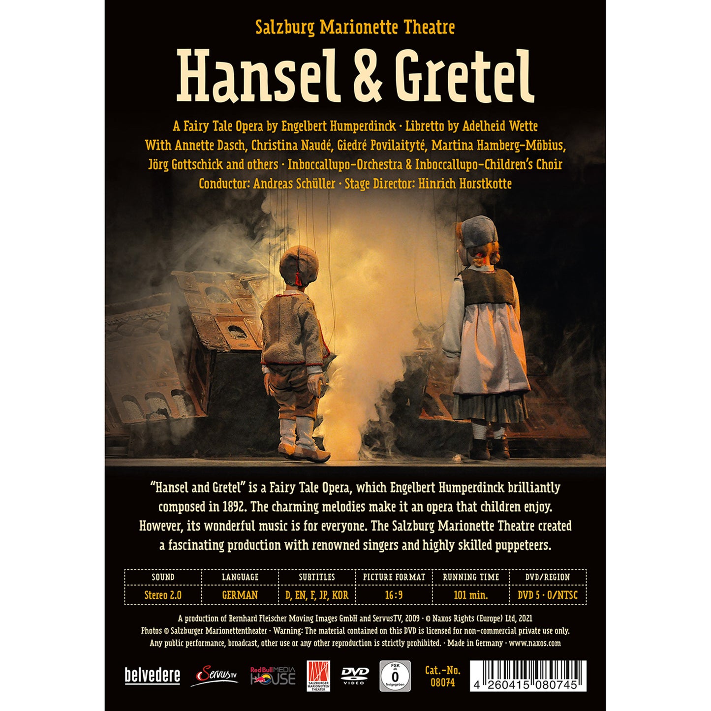 Hansel And Gretel - A Fairy Tale Opera - Salzburg Marionette Theatre DVD