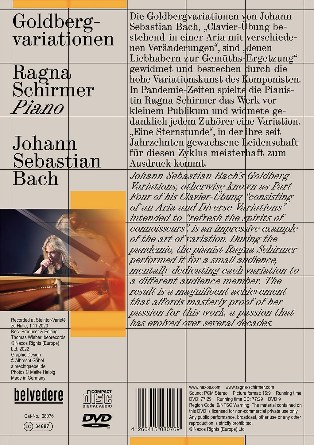 Bach: Goldbergvariationen  Ragna Schirmer