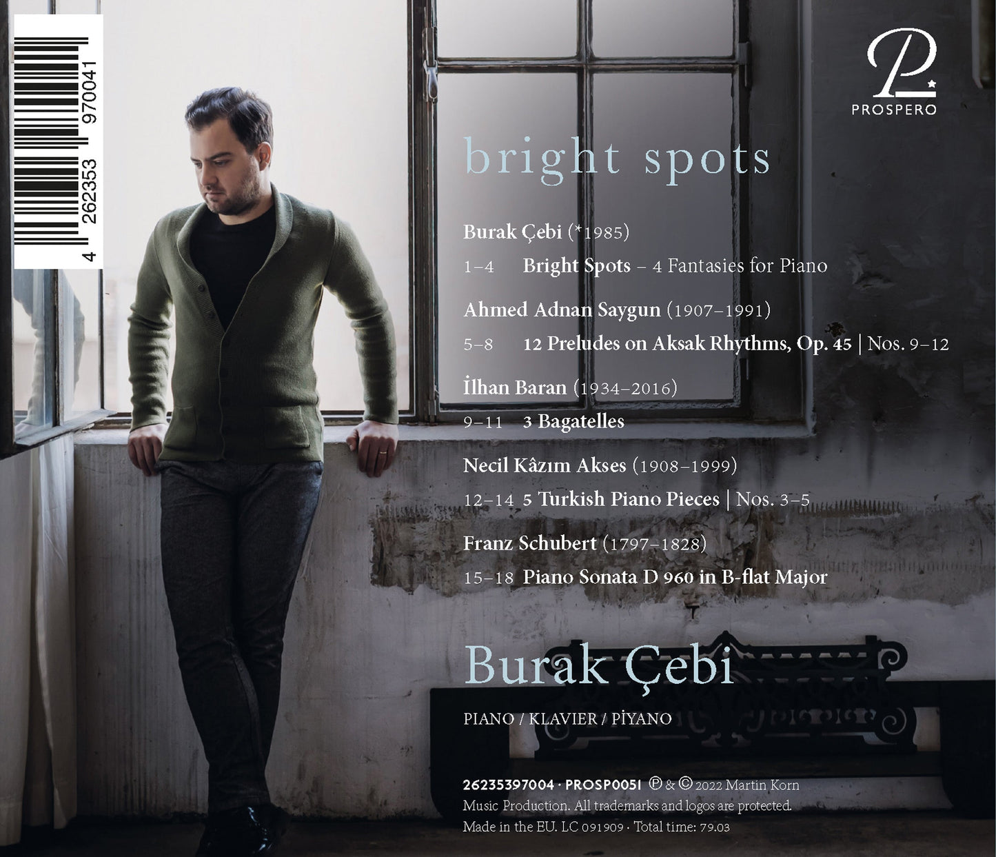 Schubert, Akses, Baran & Saygun: Bright Spots - Schubert & T