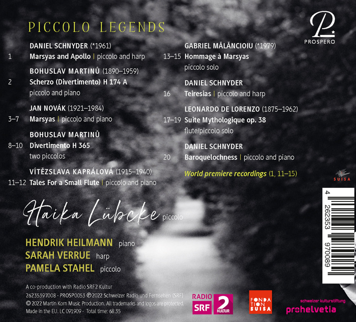 Lorenzo, Martinu & Schnyder: Piccolo Legends