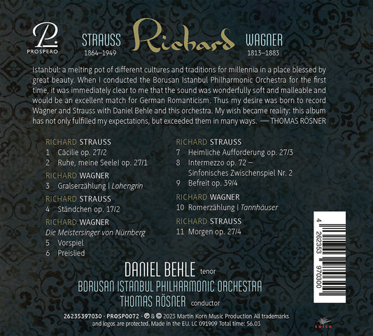 Strauss & Wagner: Richard  Daniel Behle