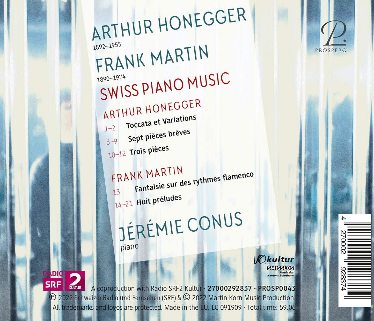 Honegger & Martin: Swiss Piano Music