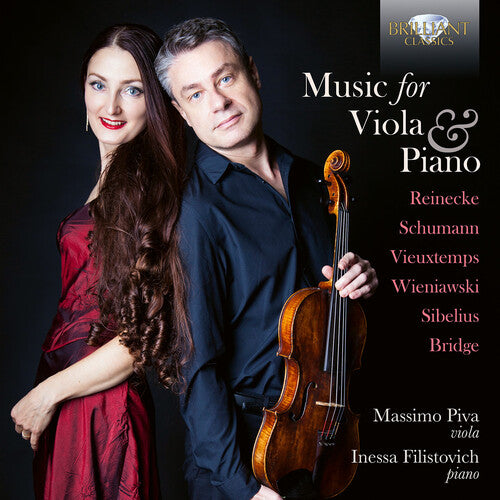Music for Viola & Piano by Reinecke, Schumann, Vieuxtemps, W