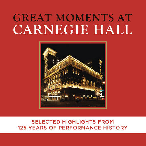 MOMENTS CARNEGIE HALL HIGHLIGH