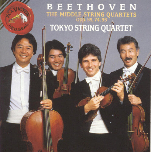 Beethoven: Middle Quartets, Opp. 59, 74, 95