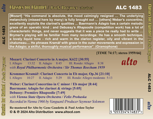 CLASSICS FOR CLARINET