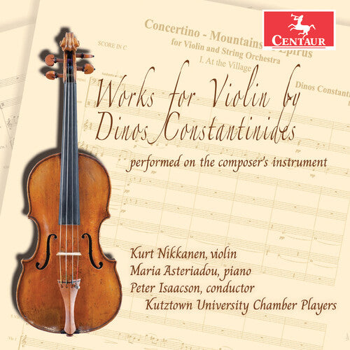 Works for Violin by Dinos Constantinides Performed on the Co