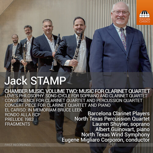 Stamp: Chamber Music, Vol. 2  Barcelona Clarinet Players, North Texas Percussion Quartet, Lauren Shuyler, Albert Guinovart, North