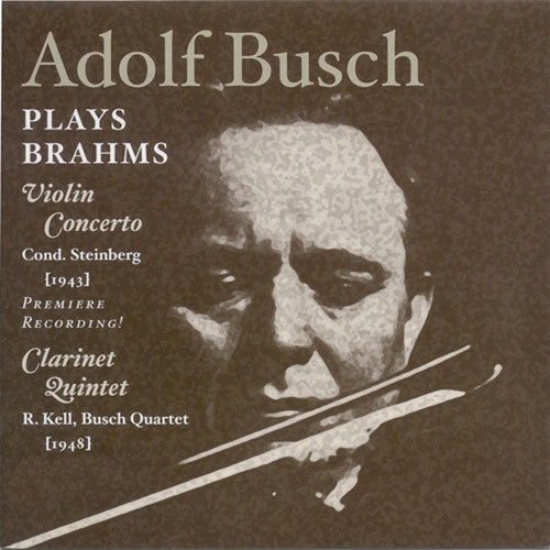 BRAHMS, J.: Violin Concerto (Busch, New York Philharmonic Sy