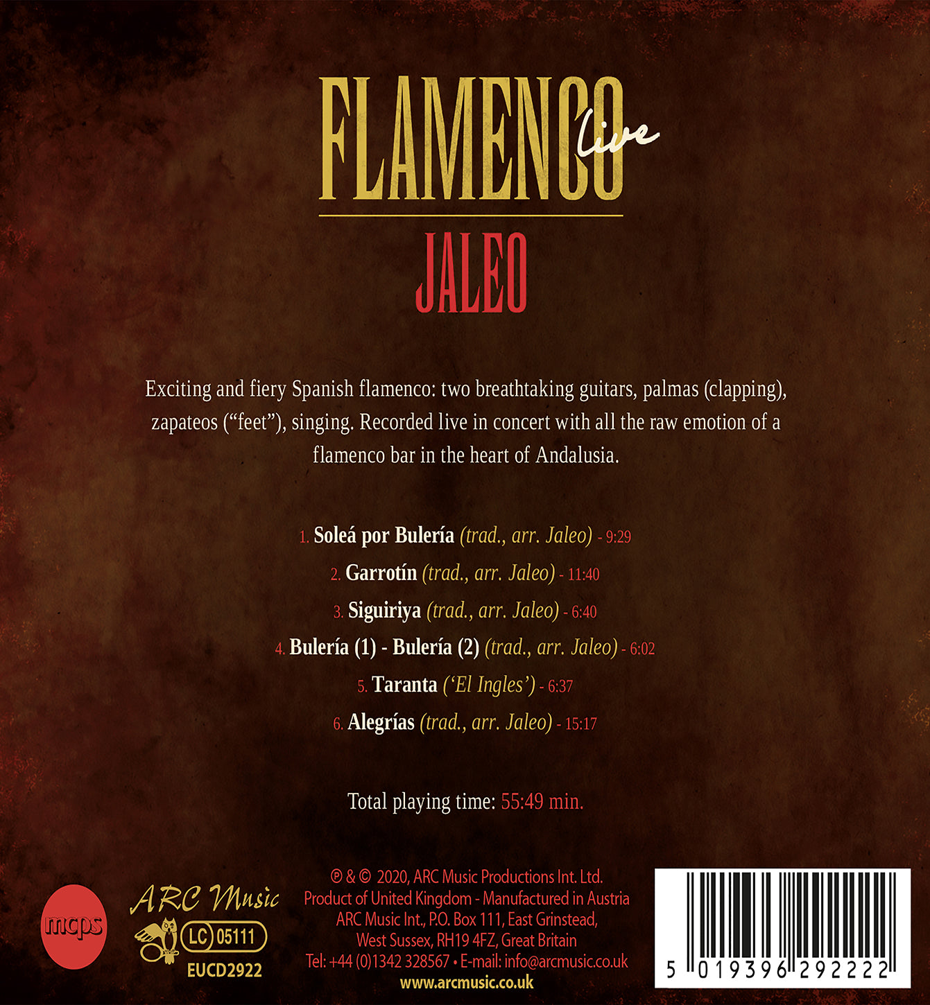Flamenco Live  Jaleo
