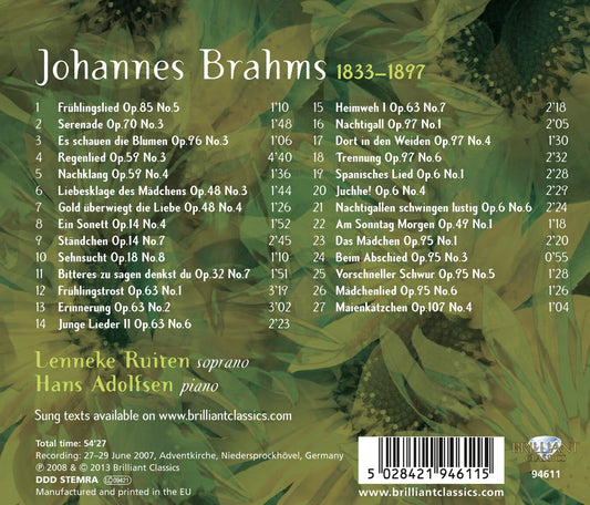 Brahms: Lieder