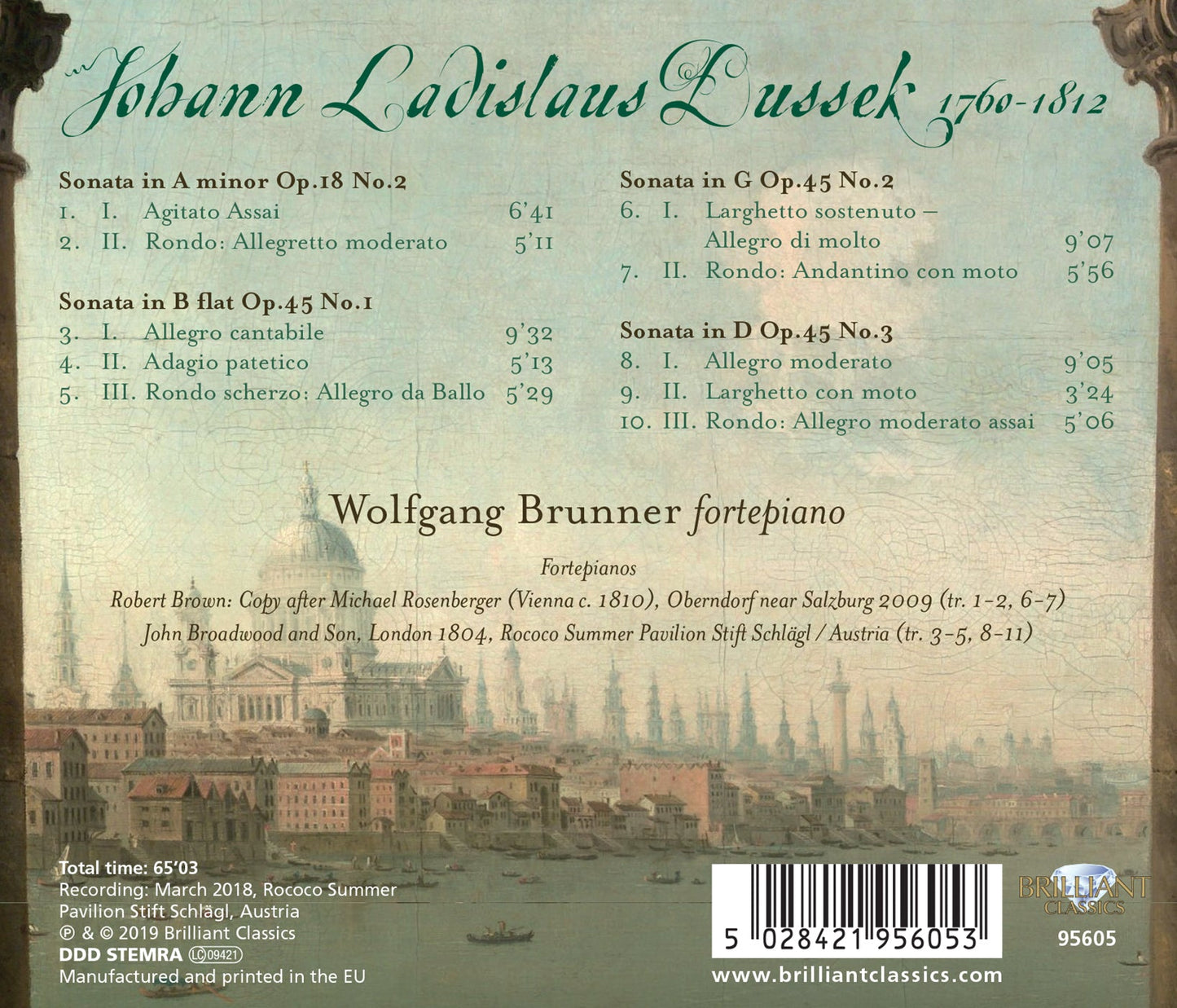 Dussek: Complete Piano Sonatas, Op. 18, No. 2 & Op. 45