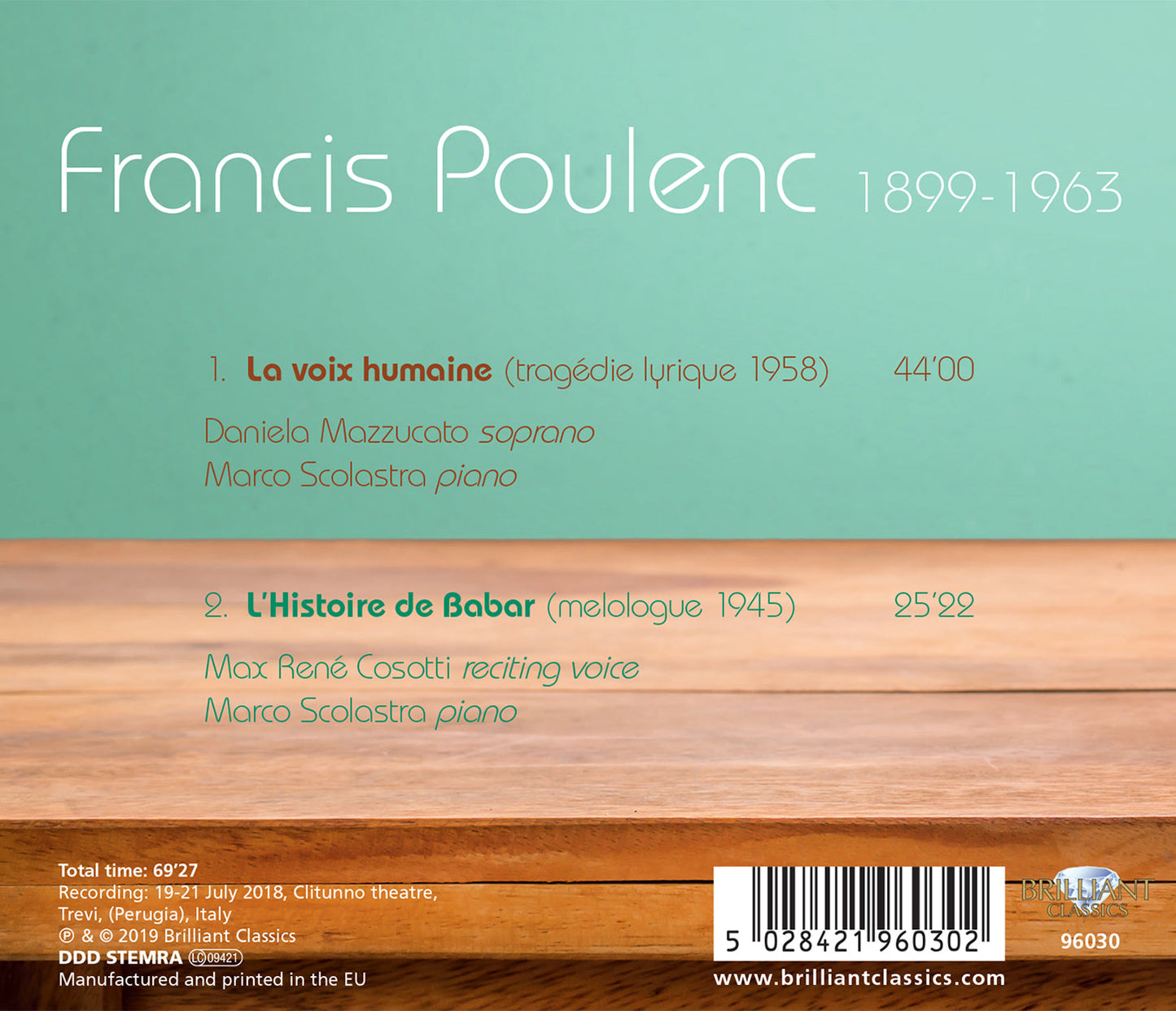 Poulenc: La voix humaine - L'histoire de Babar