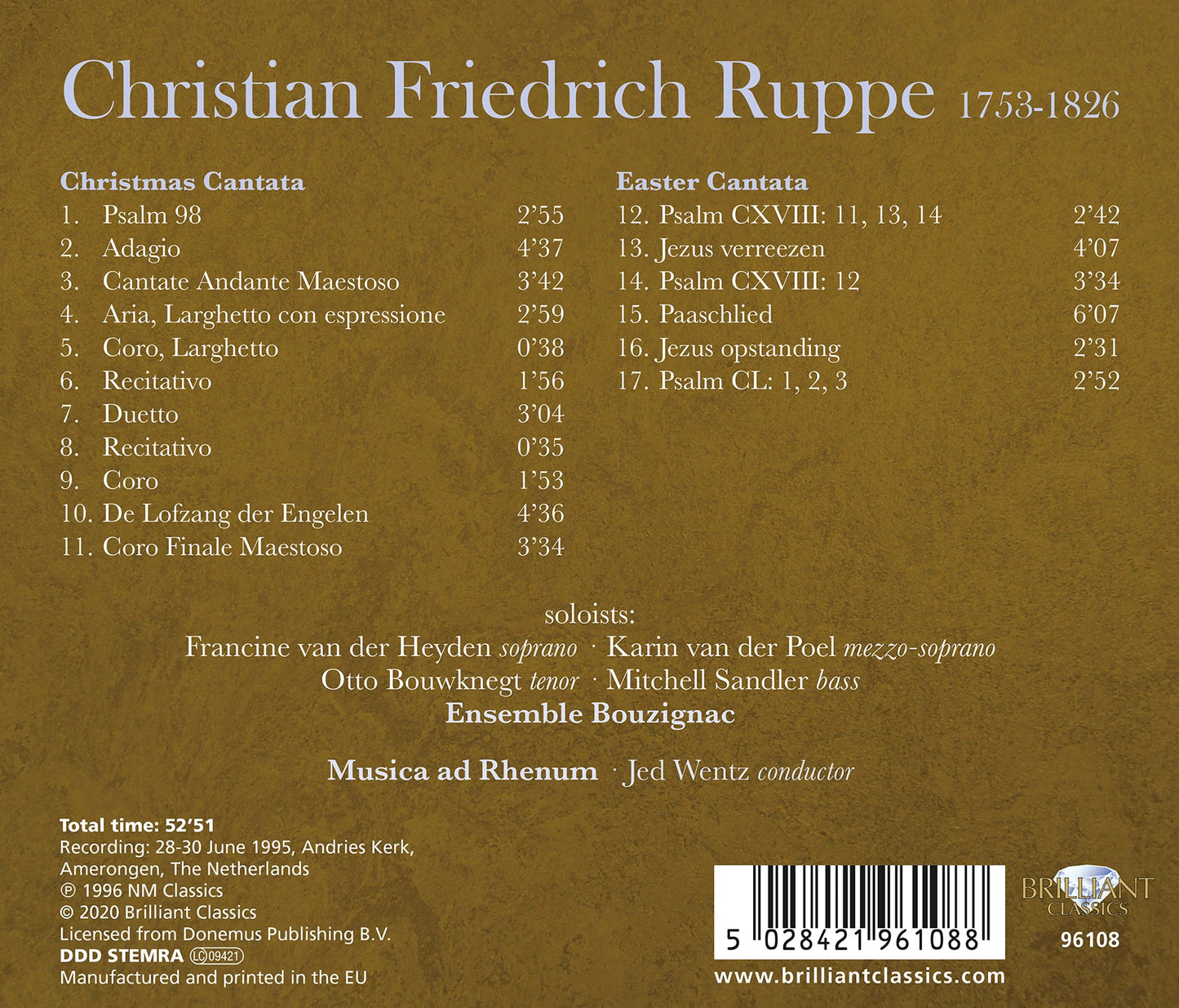 Ruppe: Christmas Cantata