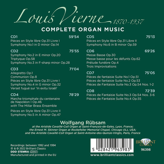 Vierne: Complete Organ Music
