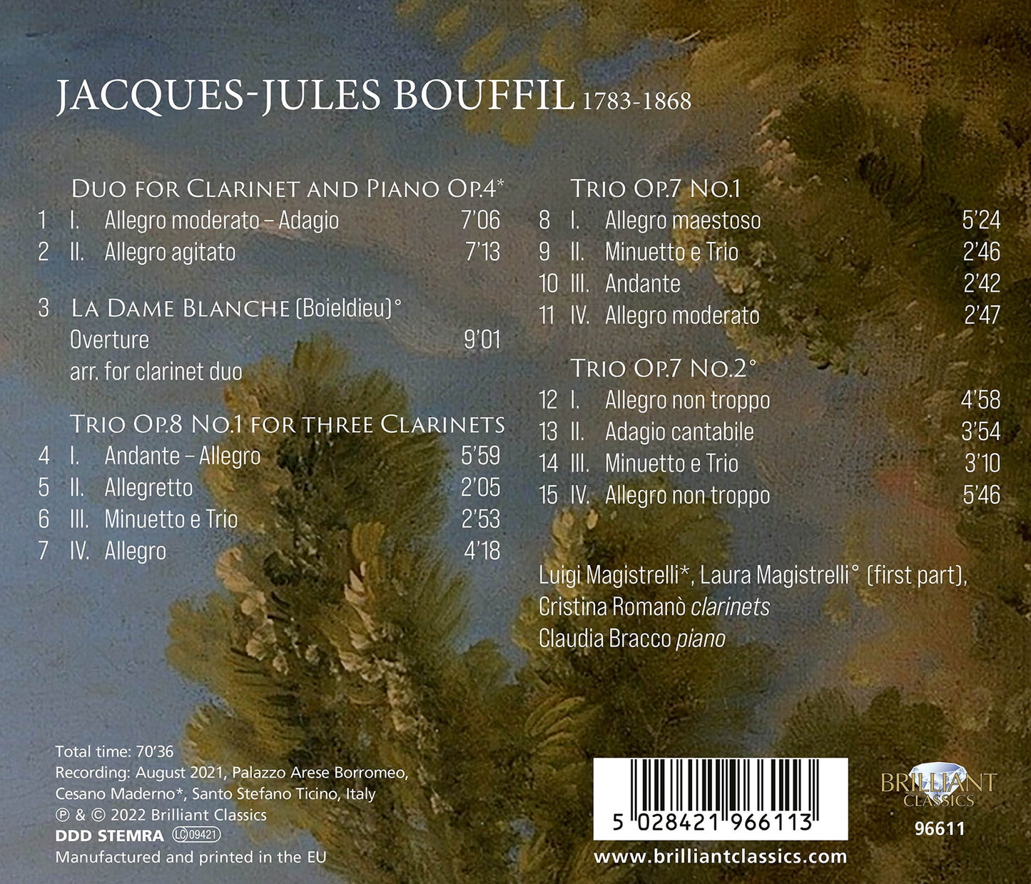 Bouffil: Clarinet Chamber Music