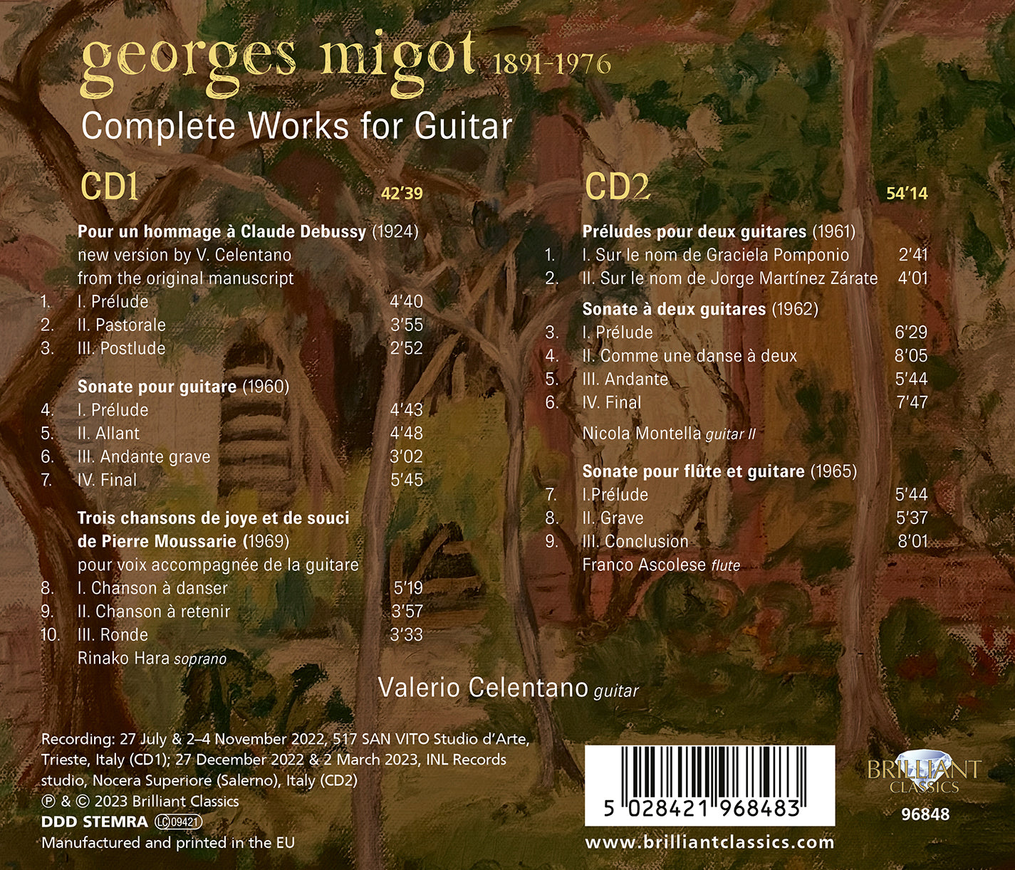 Migot: Complete Works For Guitar