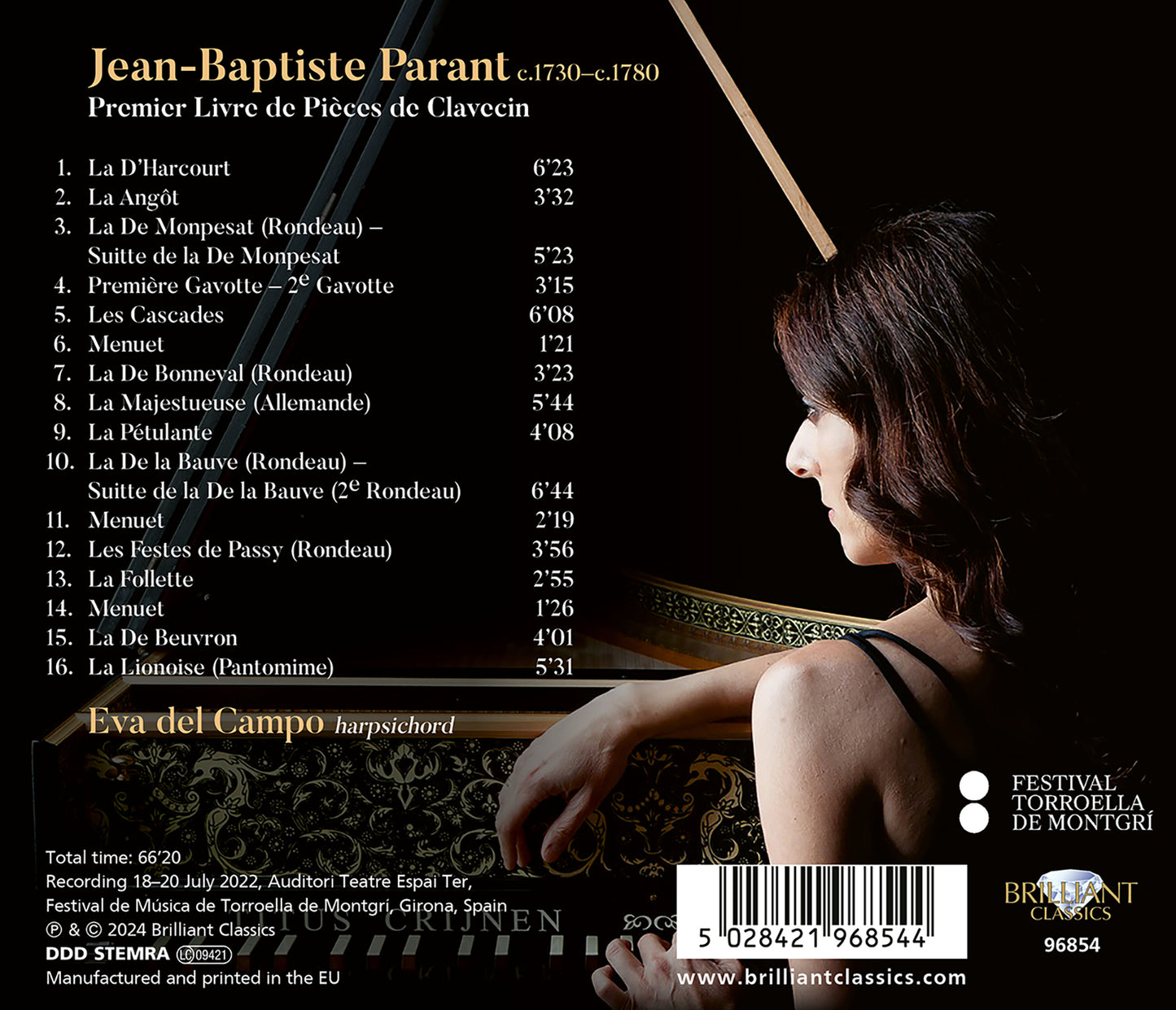 Parant: Premier Livre de Pieces de Clavecin