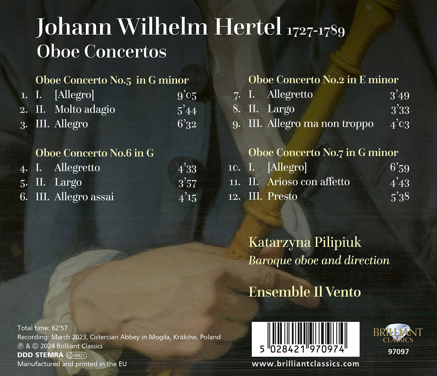 Hertel: Oboe Concertos