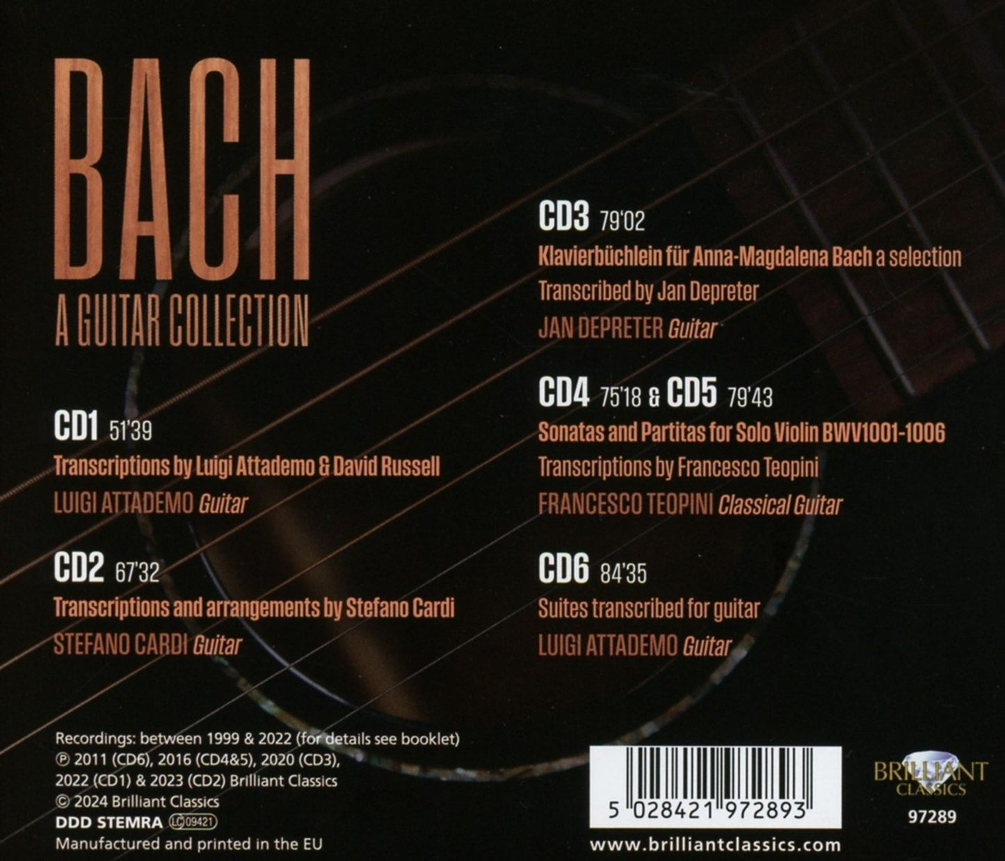 J.S. Bach: A Guitar Collection