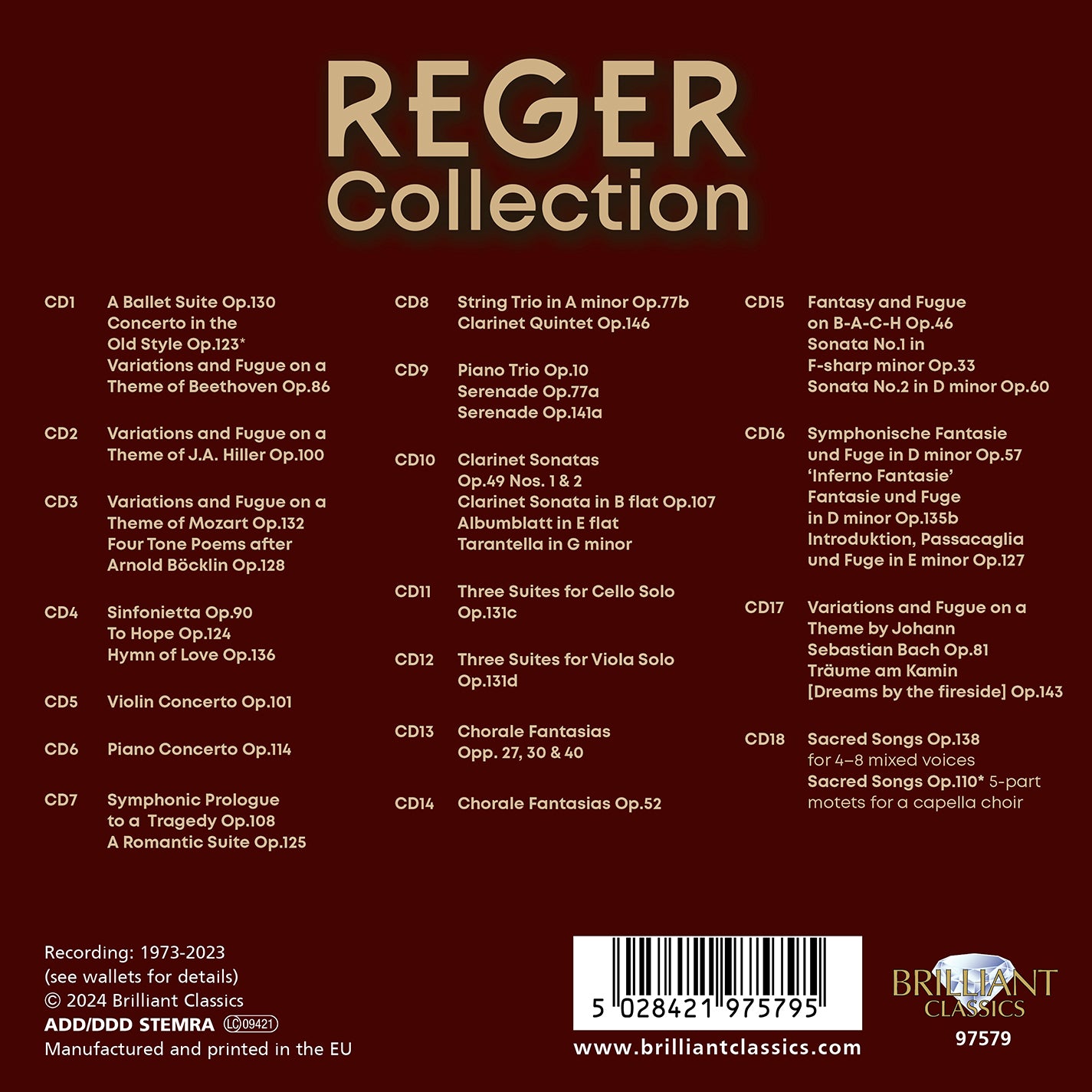 Reger Collection