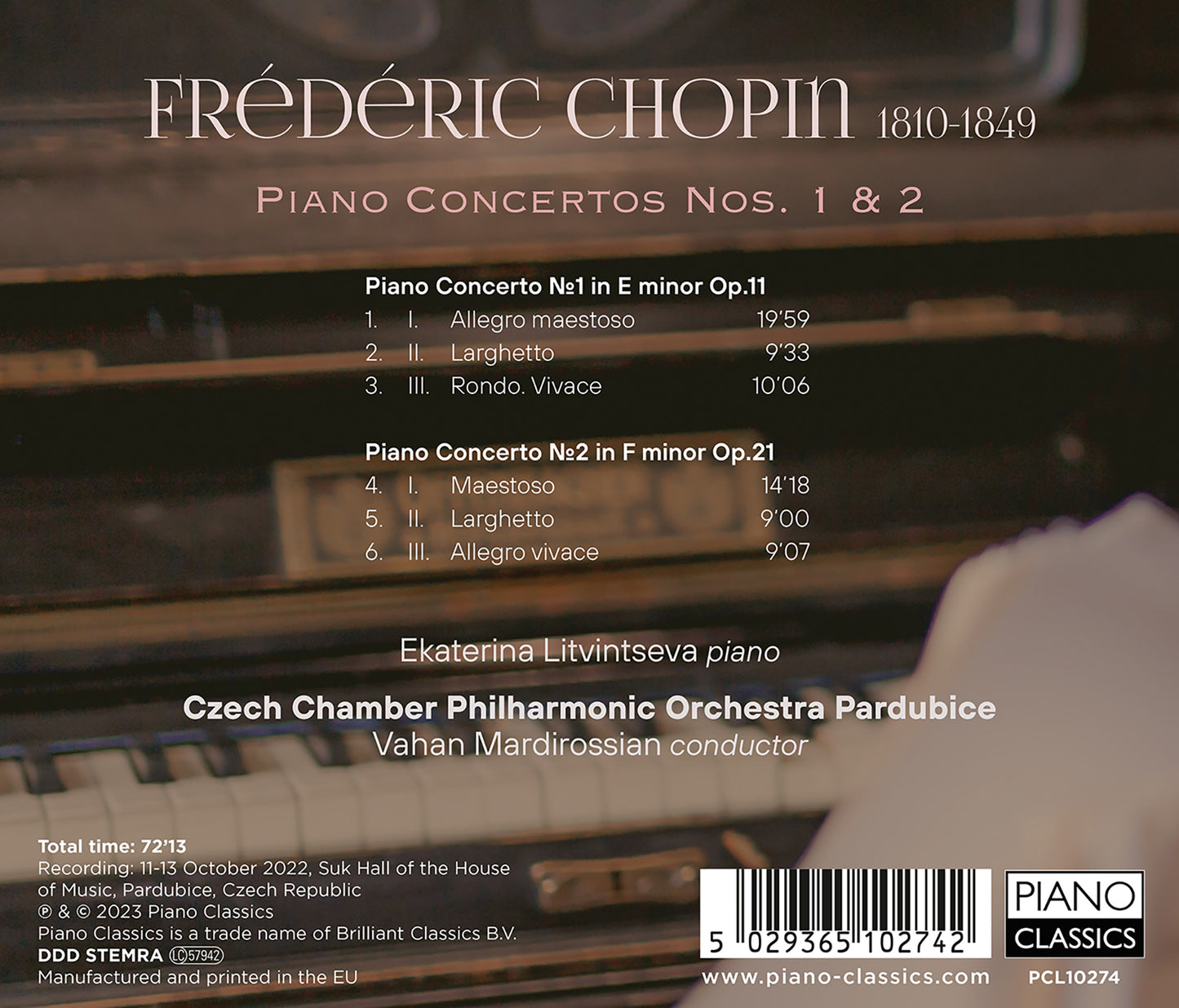 Chopin: Piano Concertos Nos. 1 & 2