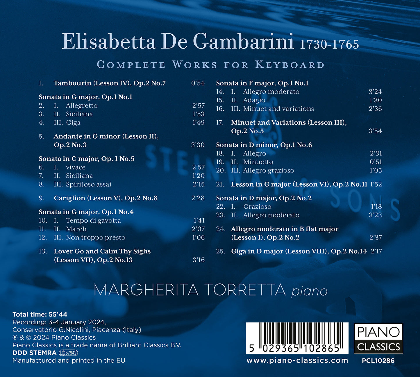 De Gambarini: Complete Works for Keyboard