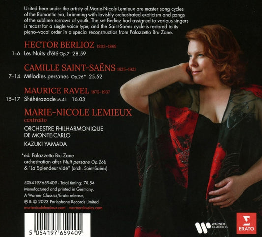 BERLIOZ: NUIT D'ETE RAVEL: SHEHERAZADE SAINT-SAENS