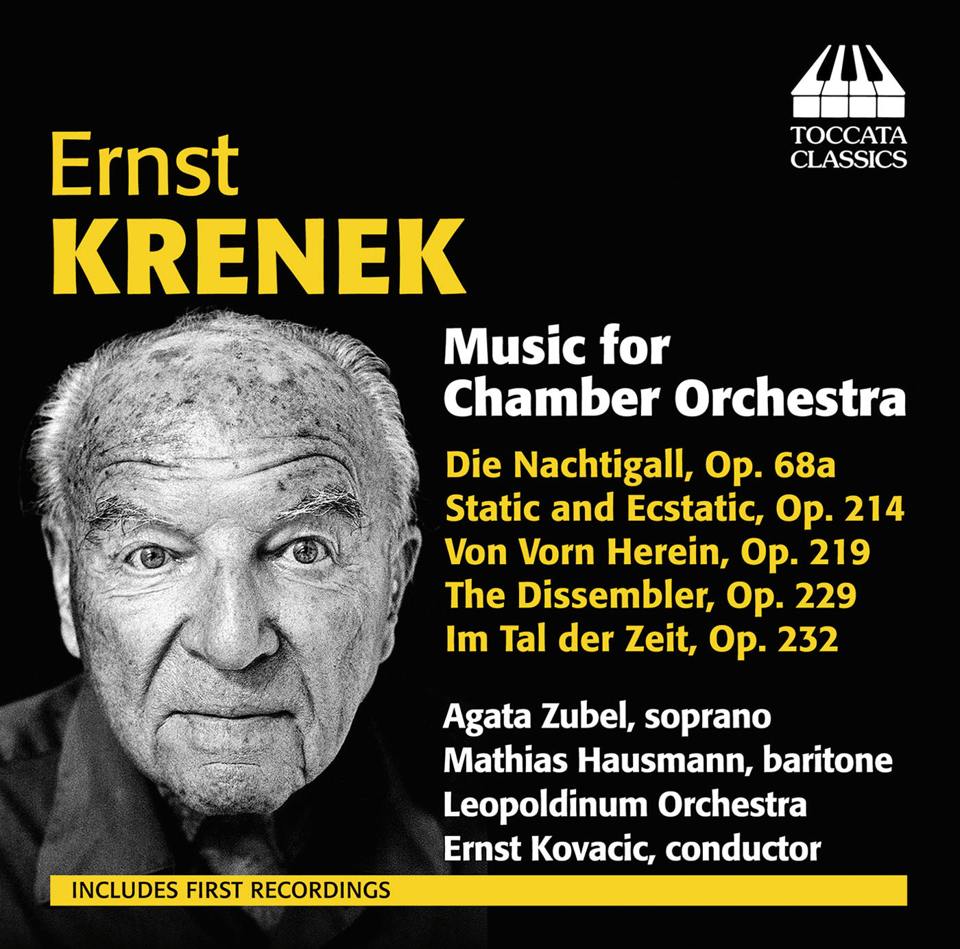 Krenek: Music For Chamber Orchestra  Zubel, Hausmann, Leopoldinum Orchestra, Kovacic