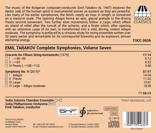 Tabakov: Complete Symphonies, Vol. 7