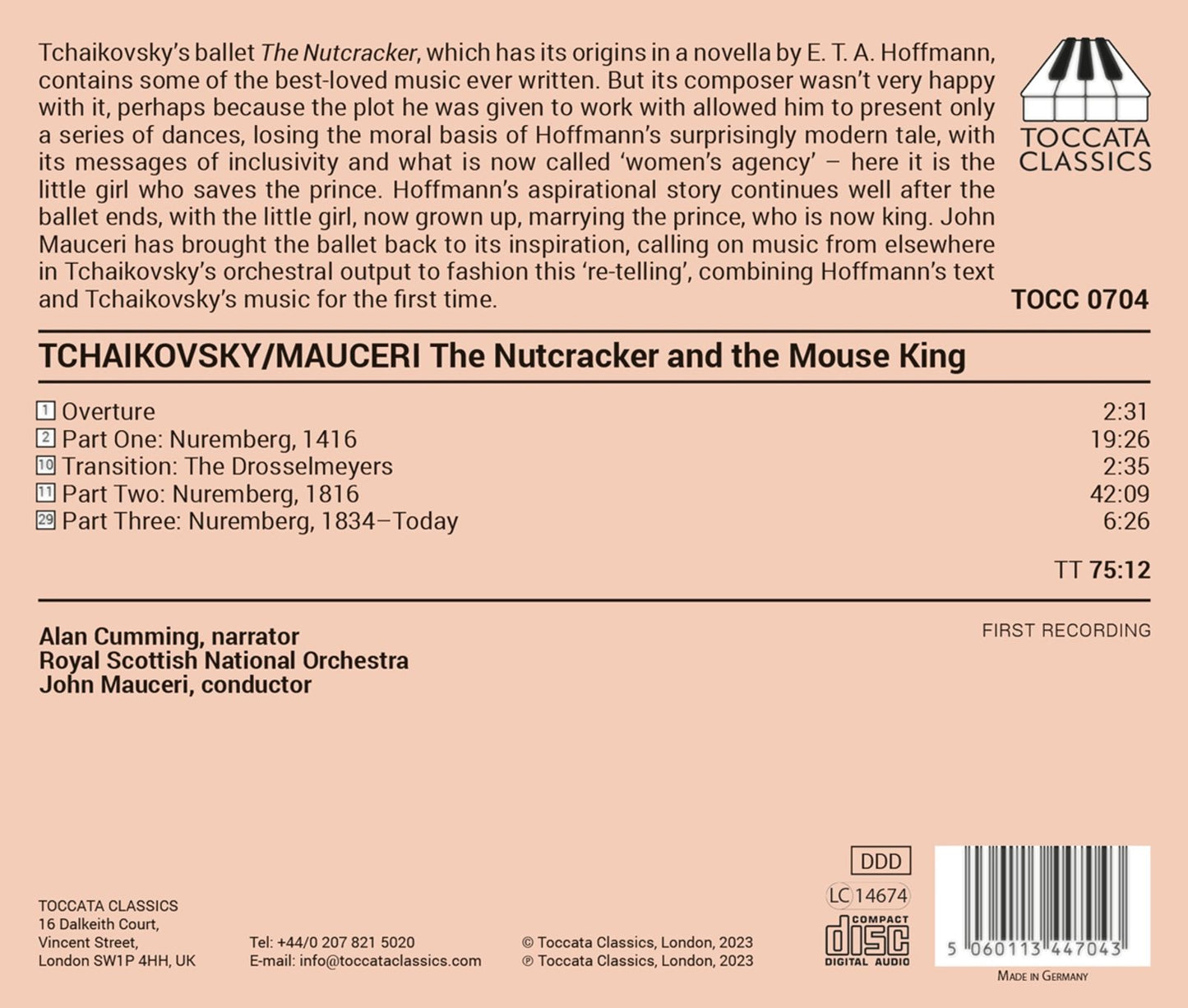 Tchaikovsky by Arrangement: The Nutcracker & the Mouse King (Music with Narration)