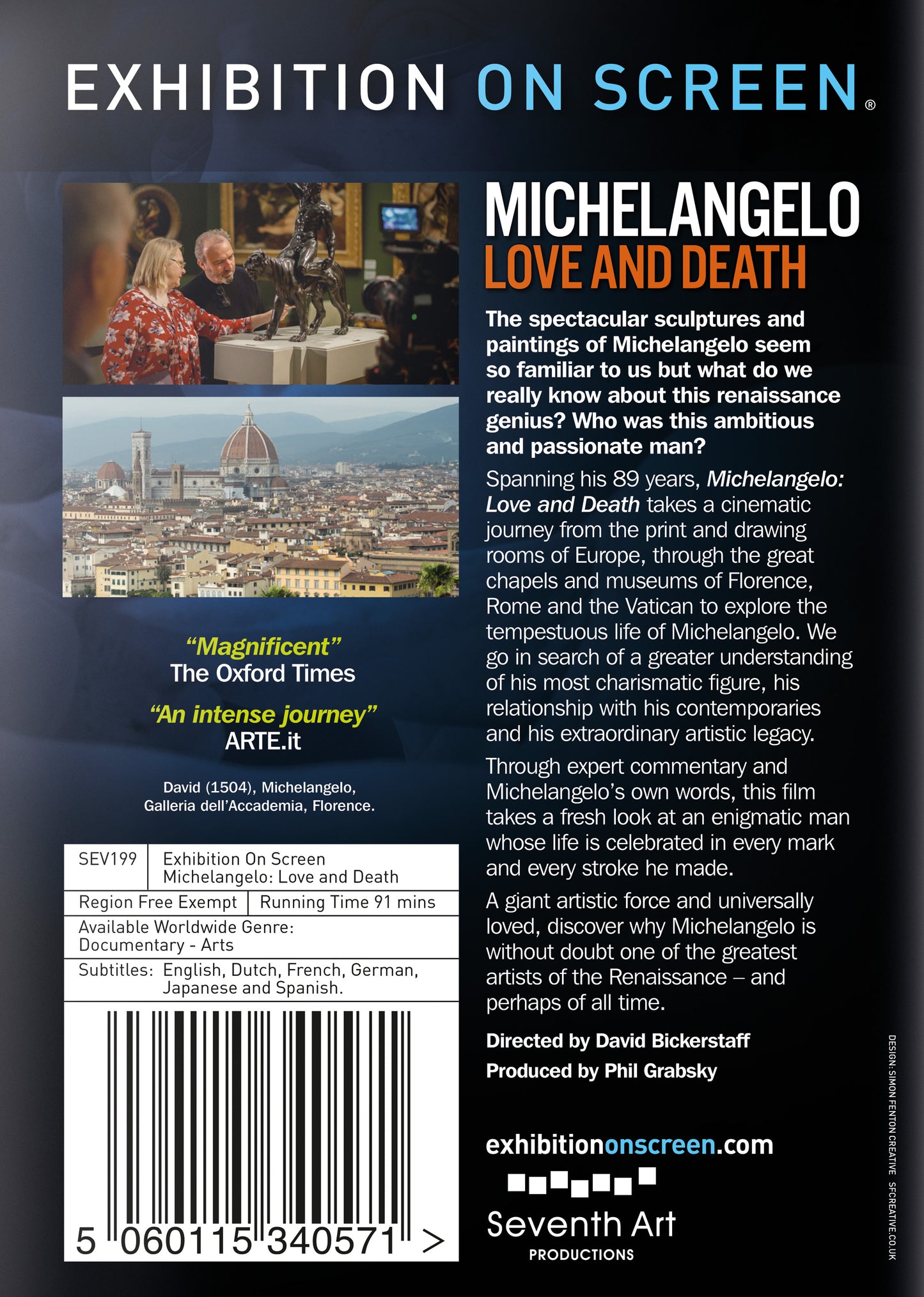 Exhibition on Screen - Michelangelo: Love and Death [DVD]