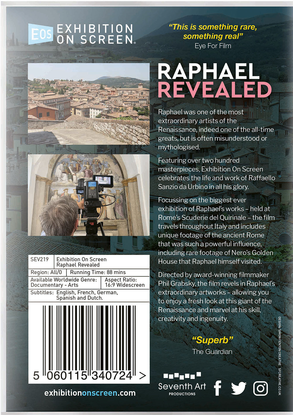 Bennett: Exhibition On Screen - Raphael Revealed  Phil Grabsky, Raffaello Sanzio Da Urbino