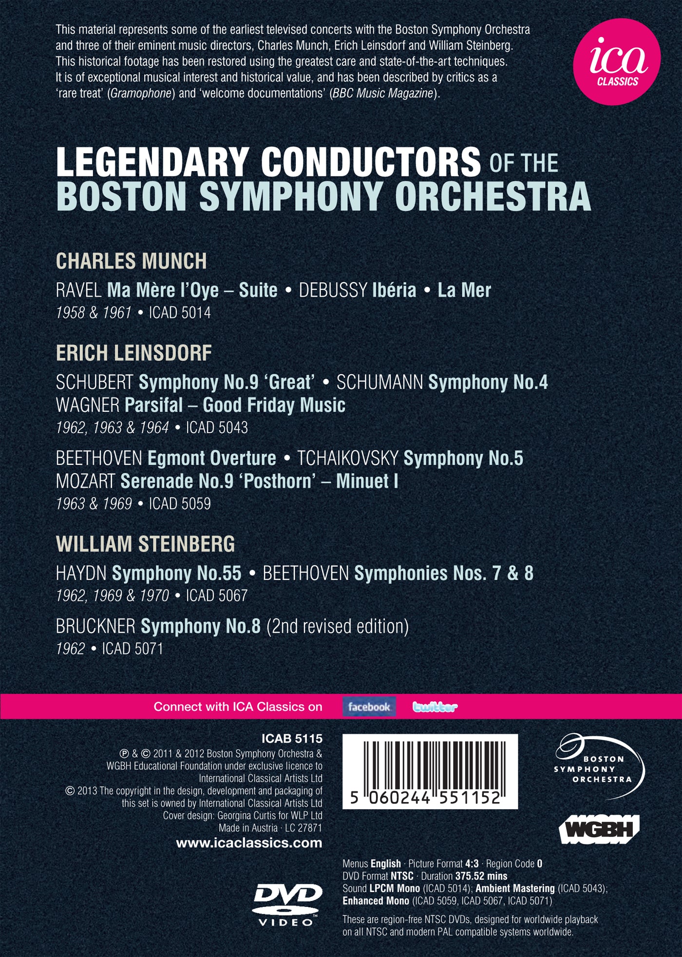 Legendary Conductors Of The Boston Symphony Orchestra