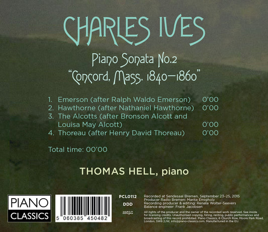 Ives: Concord Sonata