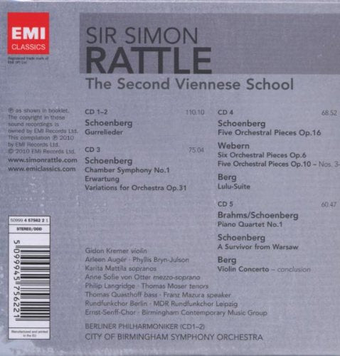 Second Viennese School, The  Rattle, Sir Simon