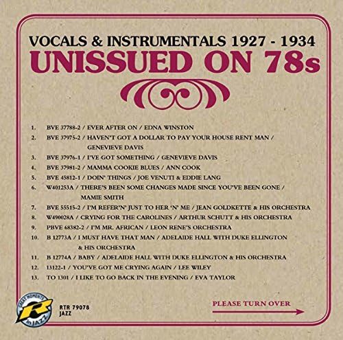 VOCALS & INSTRUMENTALS 1927 -