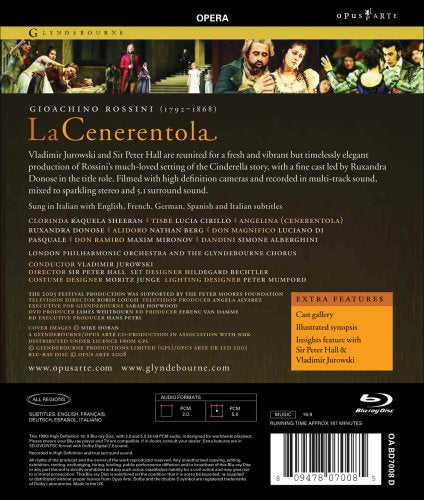 ROSSINI: Cenerentola (La) (Glyndebourne, 2005) (Blu-ray, NTS