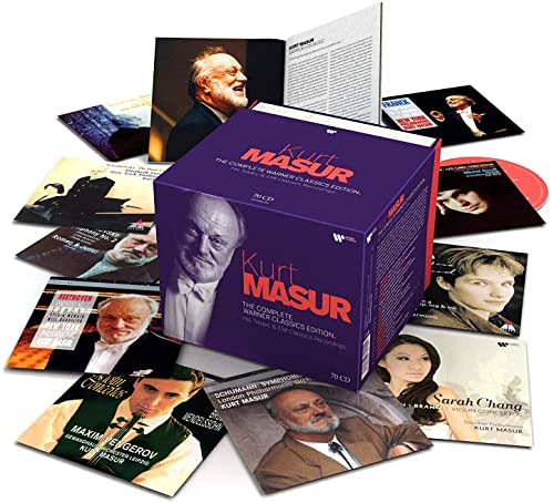 Kurt Masur: Complete Warner Classics Edition (Teldec & EMI) [70 CDs]