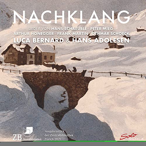 Nachklang - Works by Hans Schäuble, Peter Mieg, Arthur Honeg