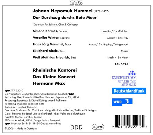 Hummel: Der Durchzug durchs rote Meer, S33