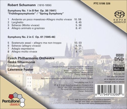 Schumann, R.: Symphonies Nos. 1, 2