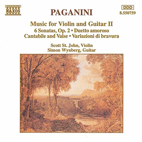 PAGANINI: Music for Violin and Guitar, Vol. 2