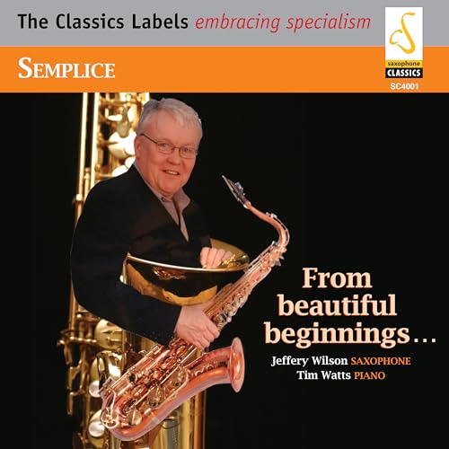Semplice - From beautiful beginnings for saxophone