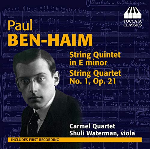 Ben-Haim: String Quartet in E Minor - String Quartet No. 1,