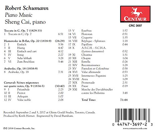 R. Schumann: Piano Music